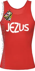 JEZUS Jesus christ symbolic - Top Damski - Czerwony