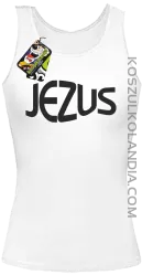 JEZUS Jesus christ symbolic - Top Damski - Biały