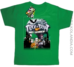 Trick or Treat Party October 31st - koszulka dziecięca zielona