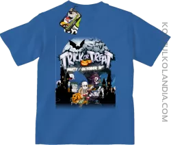Trick or Treat Party October 31st - koszulka dziecięca niebieska