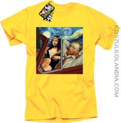 Mona_Gogy Art - Koszulka męska żółta 
