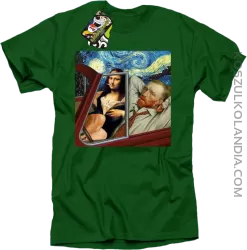 Mona_Gogy Art - Koszulka męska zielona 