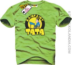 Zajefajny Tata super tshirt z nadrukiem