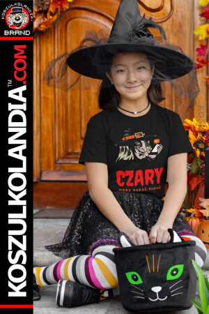 Czary Mary HOKUS POKUS Czarownica Halloween-  koszulka dziecięca 