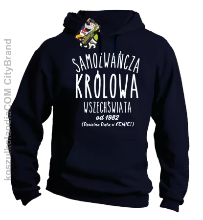 Samozwańcza Królowa wszechświata - Bluza męska z kapturem 