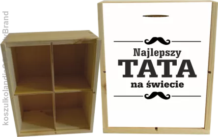 Najlepszy TATA na świecie - Skrzyneczka ozdobna 