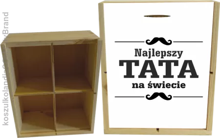 Najlepszy TATA na świecie - Skrzyneczka ozdobna 