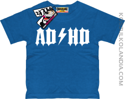 ADHD - zabawna koszulka dziecięca - niebieski