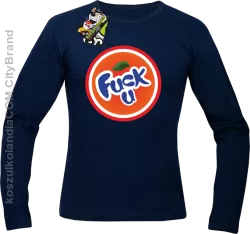 Fuck ala fanta - Longsleeve męski granat