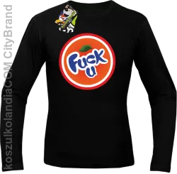 Fuck ala fanta - Longsleeve męski czarny 