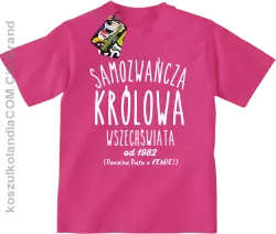 Samozwańcza Królowa wszechświata - Koszulka dziecięca fuchsia