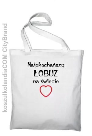 Najukochańszy łobuz na świecie - Torba EKO biała