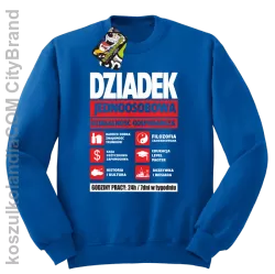 DZIADEK - Jednoosobowa działalność gospodarcza - bluza STANDARD męska - Niebieski