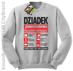 DZIADEK - Jednoosobowa działalność gospodarcza - bluza STANDARD męska - Melanż