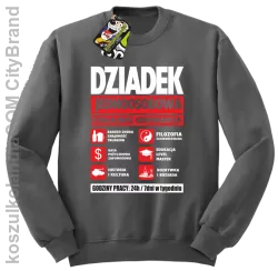 DZIADEK - Jednoosobowa działalność gospodarcza - bluza STANDARD męska - Szary