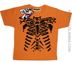 Żebra - koszulka dla dziecka - pomarańczowy