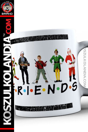 Friends aktorzy choinka święta Bożego Narodzenia - kubek ceramiczny