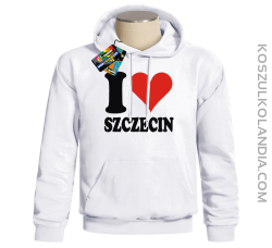 I LOVE SZCZECIN - bluza z nadrukiem 2 Bluzy z nadrukiem nadruk