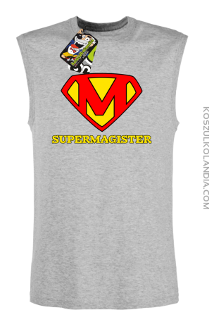 Zajefajny magister ala superman - Bezrękawnik męski