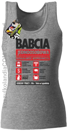 BABCIA - Jednoosobowa działalność gospodarcza - Top Damski