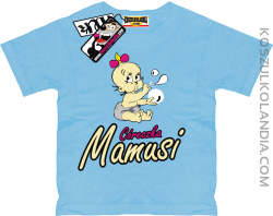 Córeczka Mamusi - świetna koszulka dziecięca - błękitny