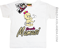 Córeczka Mamusi - świetna koszulka dziecięca - biały