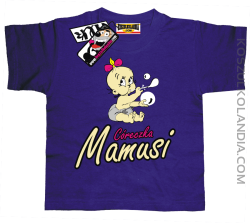 Córeczka Mamusi - świetna koszulka dziecięca - fioletowy