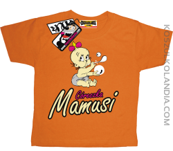 Córeczka Mamusi - świetna koszulka dziecięca - pomarańczowy