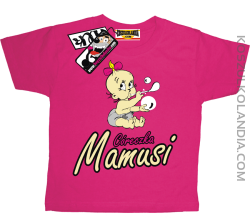 Córeczka Mamusi - świetna koszulka dziecięca - różowy