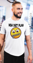 New Diet Plan - motywująca koszulka męska 2