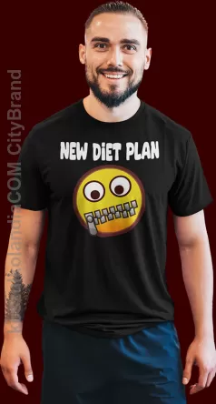 New Diet Plan - motywująca koszulka męska