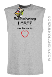 Najukochańszy łobuz na świecie - Bezrękawnik męski melanż 