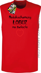 Najukochańszy łobuz na świecie - Bezrękawnik męski czerwona 