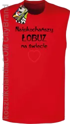 Najukochańszy łobuz na świecie - Bezrękawnik męski czerwona 