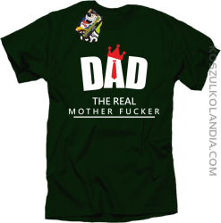 Dad The Real Mother fucker - Koszulka męska butelkowa