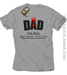 Dad The Real Mother fucker - Koszulka męska melanż