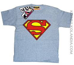 Superman - odlotowa koszulka dziecięca - melanż