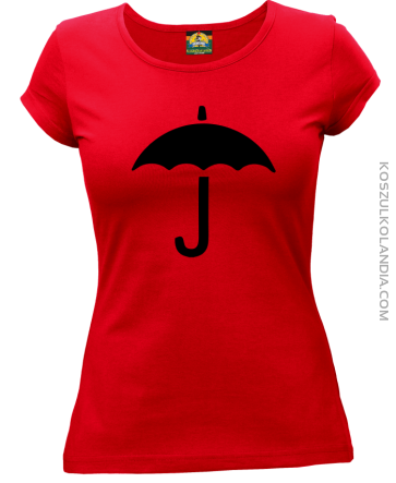 Parasol symbol - koszulka damska czerwona