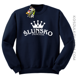 Ślunsko princesa - Bluza STANDARD granat