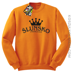 Ślunsko princesa - Bluza STANDARD pomarańcz