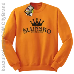 Ślunsko princesa - Bluza STANDARD pomarańcz