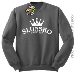 Ślunsko princesa - Bluza STANDARD szara