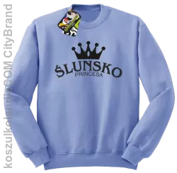 Ślunsko princesa - Bluza STANDARD błękit