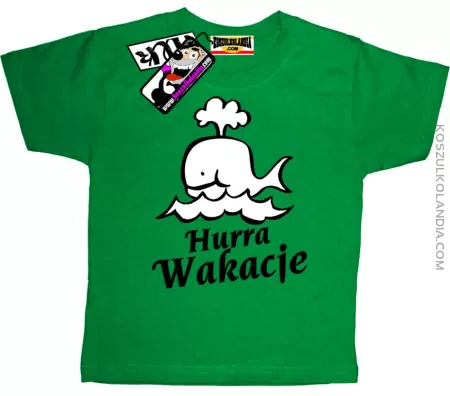 Hurra Wakacje -  Koszulka Dziecięca