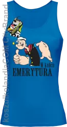 POPEYE w Końcu emerytura - Top damski niebieski