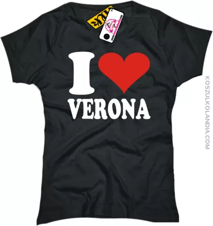 I LOVE VERONA - koszulka damska