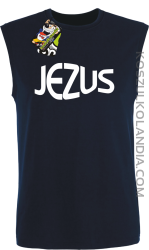 JEZUS Jesus christ symbolic - bezrękawnik męski TANK TOP - Granatowy