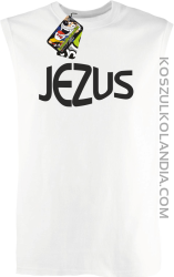 JEZUS Jesus christ symbolic - bezrękawnik męski TANK TOP - Biały