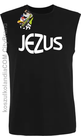 JEZUS Jesus christ symbolic - bezrękawnik męski TANK TOP - Czarny