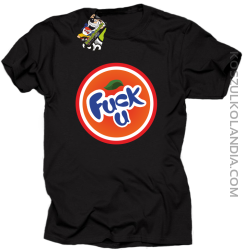 Fuck ala fanta- koszulka męska  czarna 